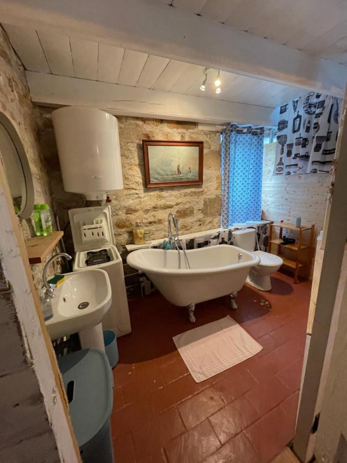 Authentique Maison De Pecheur Au Coeur D'Un Hameau Crozon Esterno foto