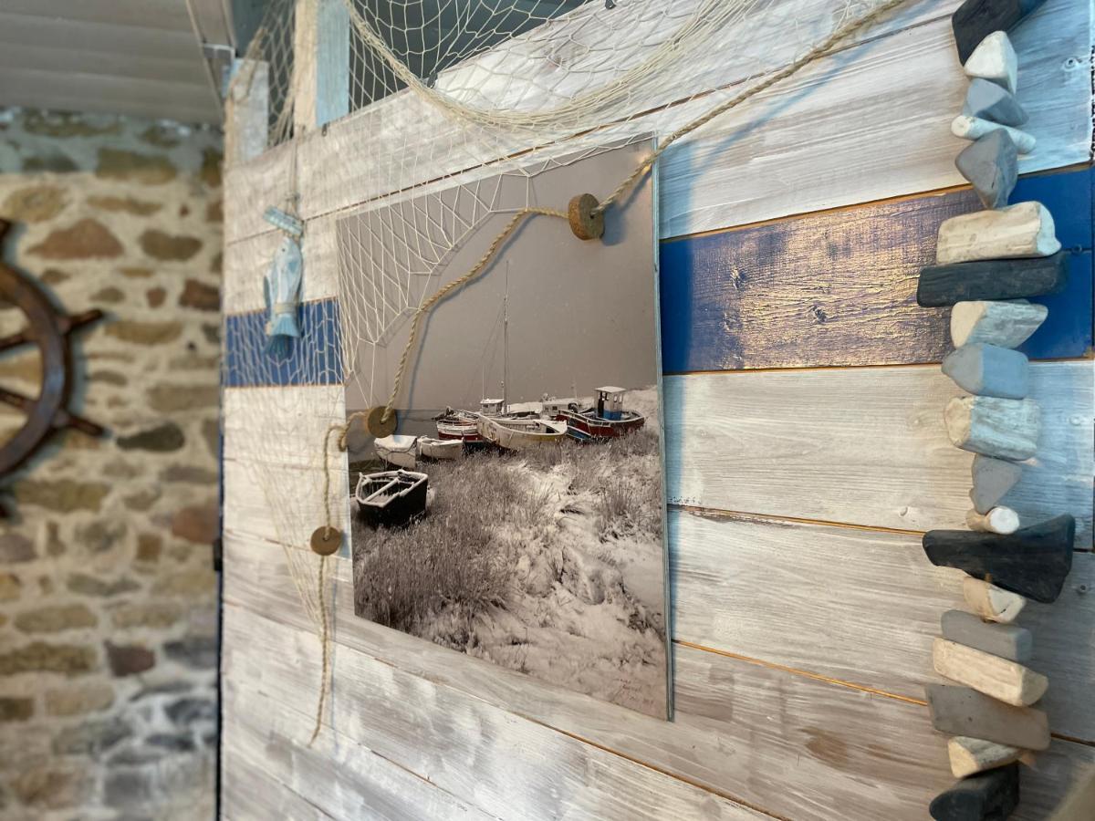 Authentique Maison De Pecheur Au Coeur D'Un Hameau Crozon Esterno foto