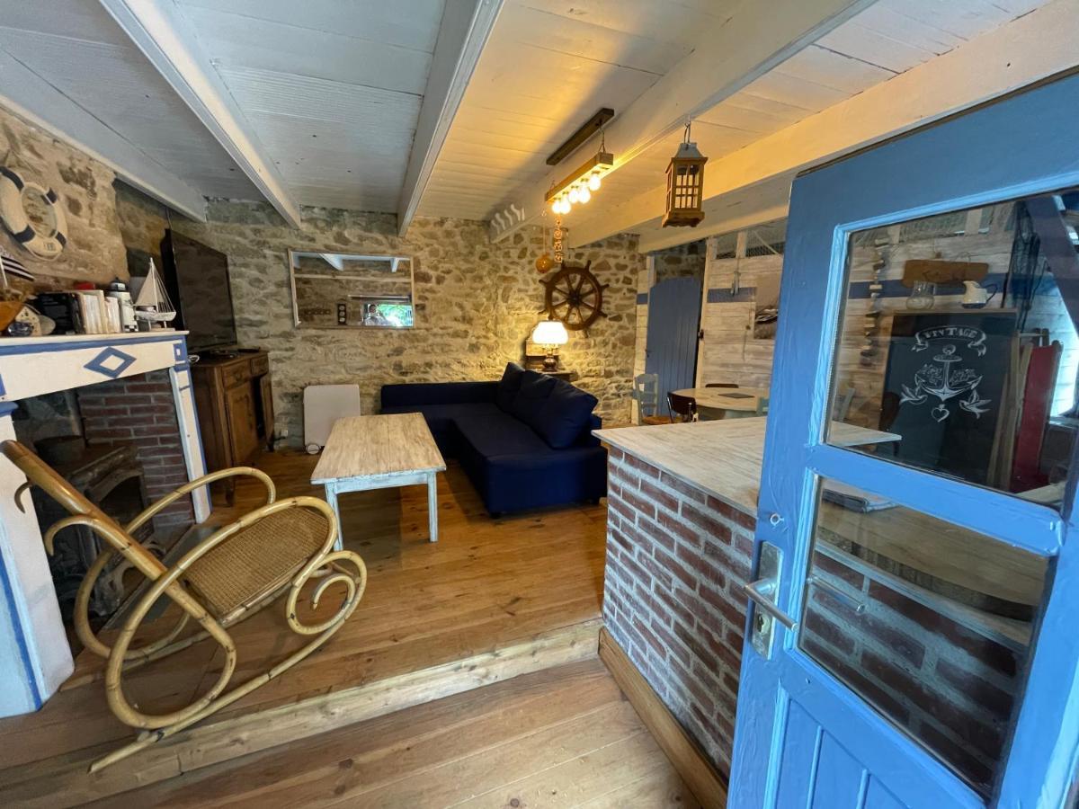Authentique Maison De Pecheur Au Coeur D'Un Hameau Crozon Esterno foto